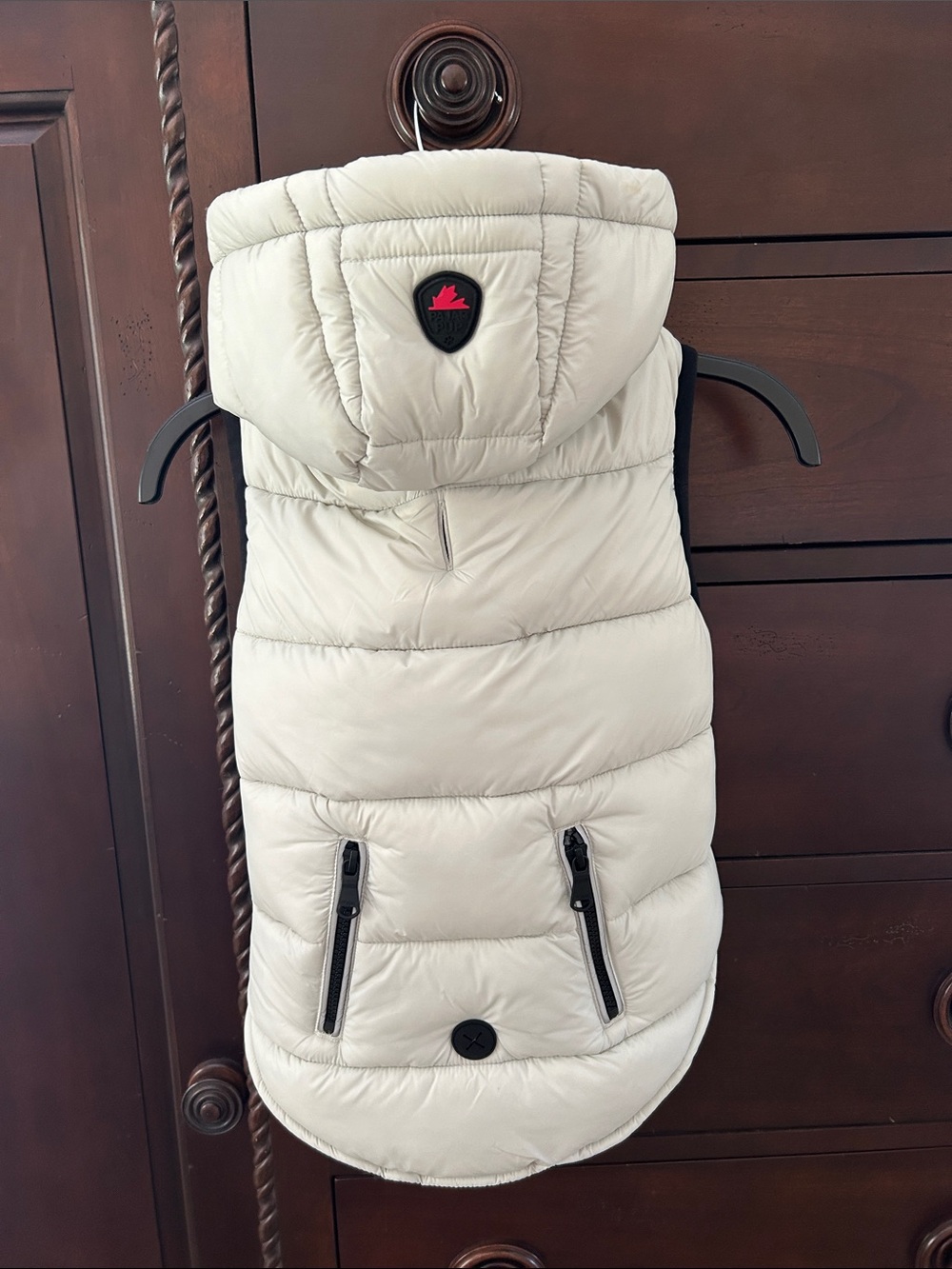 Pajar Pup Puffer Vest with Hood for Dog (Size Large)
